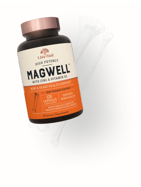 Livewell Magwell™ Magnesium With Zinc And D3 Livewell Labs 5440